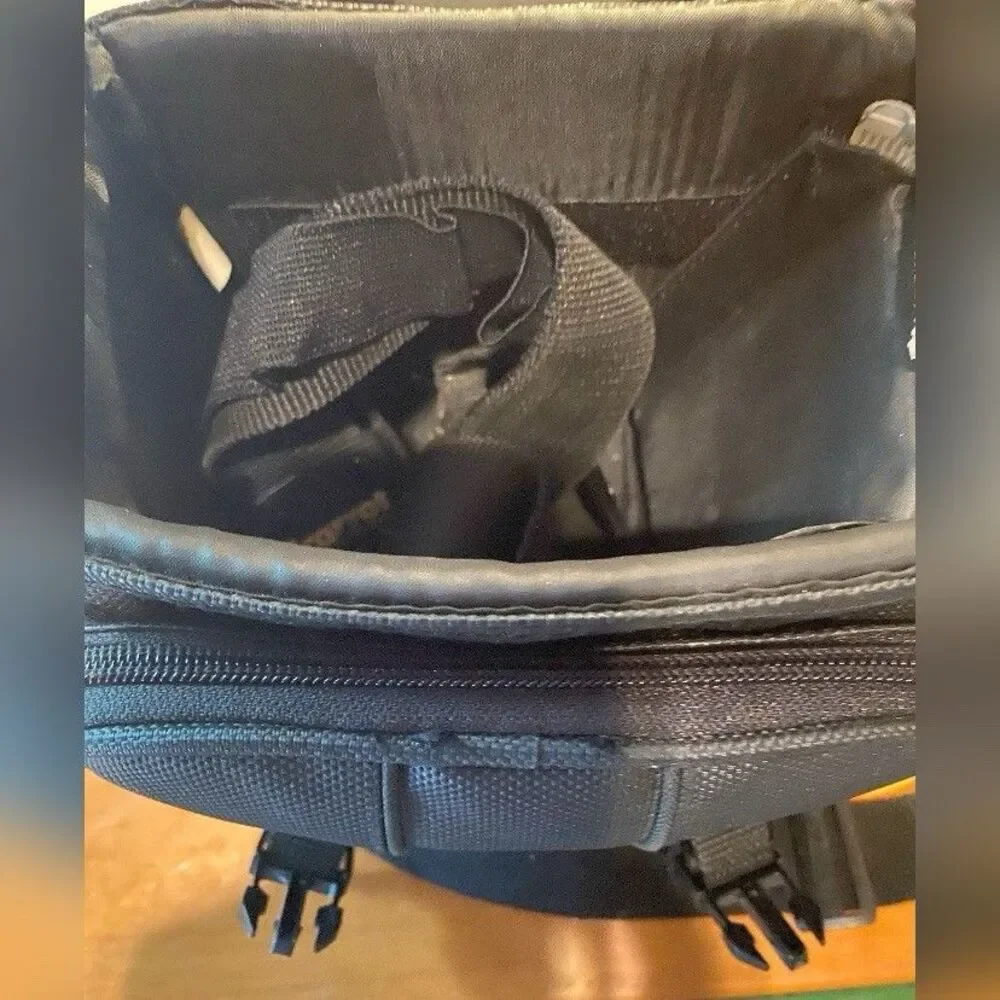 Ambico Camera Case Black Canvas Straps 7x7”